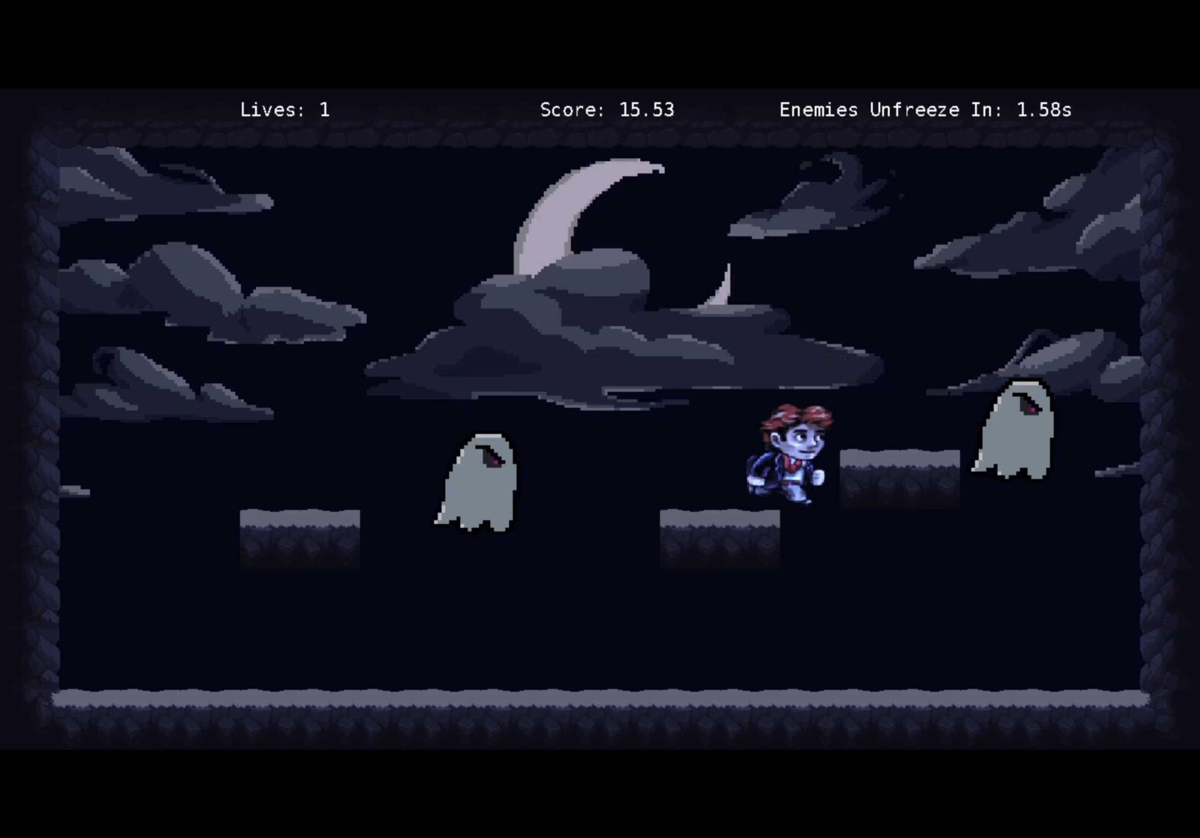 Platformer screenshot freeze