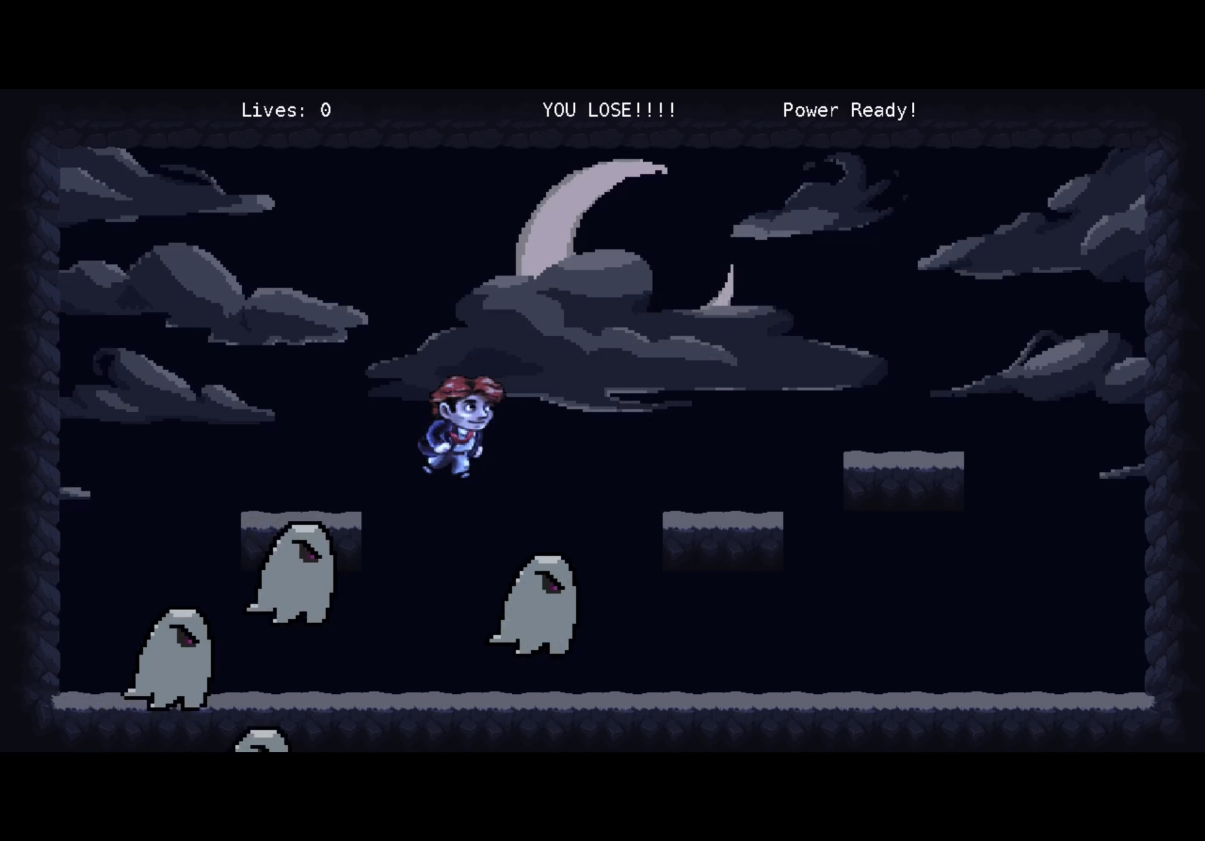 Platformer screenshot loss